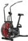 SportPlus Air Bike mit Luftwiderstand und Riemenbremssystem - effizienter HIIT Heimtrainer für Arme und Beine, mit Trainingscomputer, sicher & stabil bis 100kg, kompakte Maße, SP-FB-1000