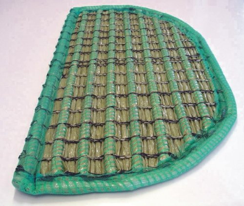 Der-Koi-Shop Teich Pflanzeninsel rund, oval, halbrund, eckig - Made in Germany - Handarbeit (halbrund 120 cm)