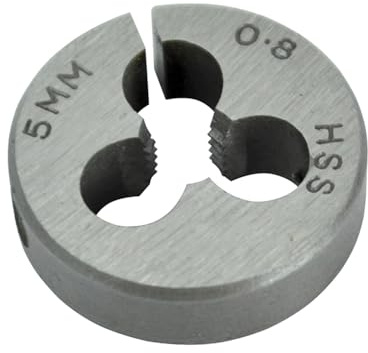 Faithfull HSS Straight Flute Split Die M5 x 0.8 (13/16 O.D)
