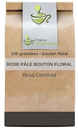 Tisane Rose pale bouton floral 100 GRS (Rose centifolia).