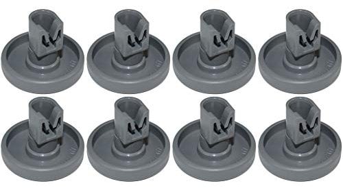 Ufixt Dishwasher Lower Basket Rack Wheels Grey For AEG Dishwashers