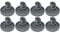 Ufixt Dishwasher Lower Basket Rack Wheels Grey For AEG Dishwashers