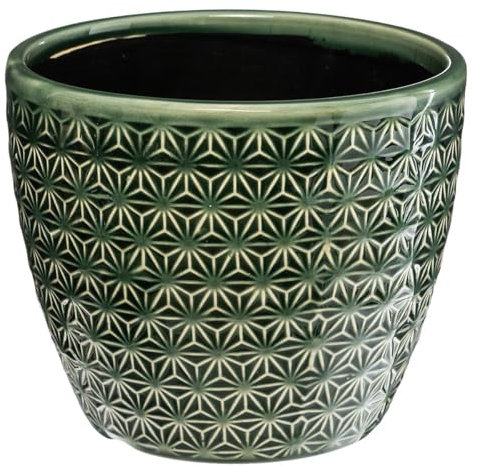 Atmosphera - Pot - céramique - D14 cm - Vert