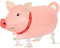 Airwalker Folienballons * Laufende Tiere * als Deko für Geburtstag und Party | 34-115cm groß | Walking Animals Kinder Kindergeburtstag Partydeko Luftballons Ballons, Edition: Schwein