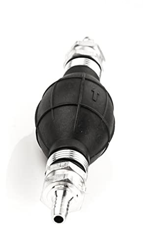 LST Kraftstoffpumpe Hand Pumpe Sechskant Aluanschluss für Schlauch Innen-Ø 8mm