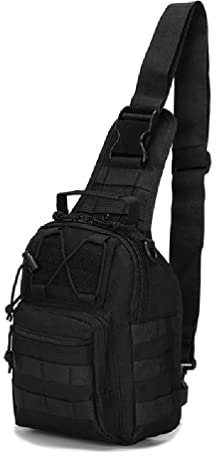 Mens-Tactical Sling Bag Outdoor Shoulder Bag Chest Daypack Practical Sport Bags for Cycling Hiking Camping Hunting mens outdoor chest pack-tactical shoulder sling bag sport bag for cycling