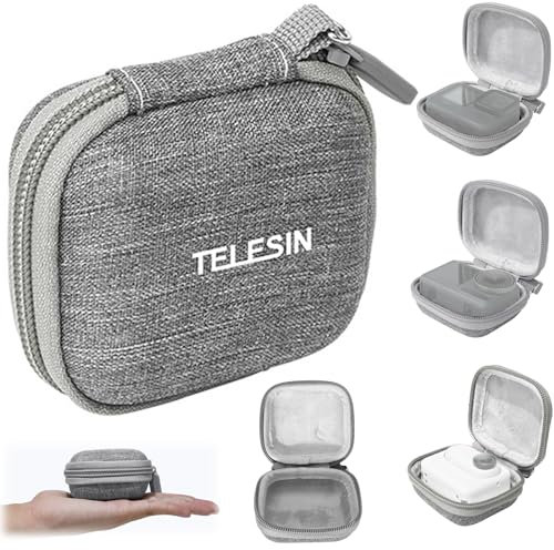 Honbobo Custodia Mini borsa Borsa di protezione Accessori per Insta360 GO 3S/Insta360 GO 3/GoPro Hero13 12 11 10/DJI Osmo Action 5 4 3