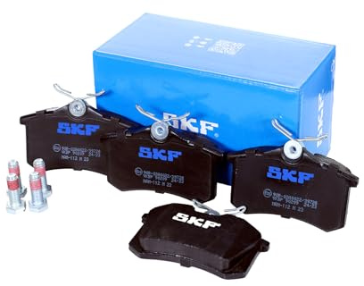 SKF Scheibenbremse Bremsbelag VKBP 90209-4er Set - Position Hinterachse Höhe 77 mm Länge 134 mm Breite 83 mm Dicke 16,6 mm - OE Qualität