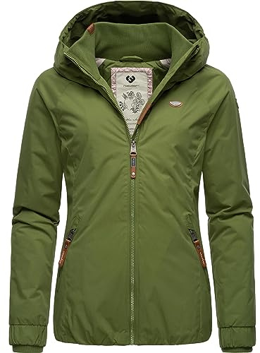 Ragwear Damen Winterjacke warmer Kurzmantel mit Kapuze Dizzie Winter Intl XS-6XL