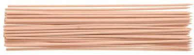 Glorex Lot de 20 tiges rondes 4 mm 50 cm Bouleau Chine FSC