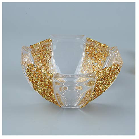 Frutero de cristal Frutero de vidrio, Frutero de vidrio Cuencos de centro de mesa for decoración Cuencos transparentes Dulces Ensalada Snack Bowl Cesta de verduras Frutero