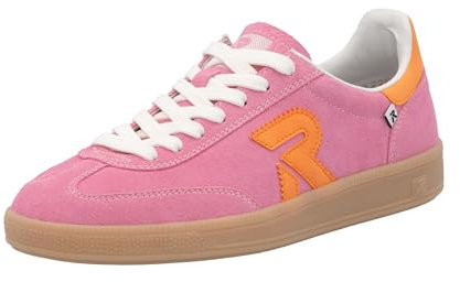 Rieker Femme W2200 Baskets Basses, Rose carroche, 39 EU