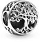 Wedanor Charme Family Roots Charme Charms Anhänger 925 Sterling Silber Charm Pendant für Europäische Armbänder und Halsketten