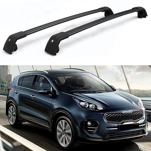 LIAOAL DachträGer RelingträGer für Hyundai IX35 2011-2016, Autodachträger Querstangen aus Aluminium für Fahrradträger, Dachboxen, Skihalter.