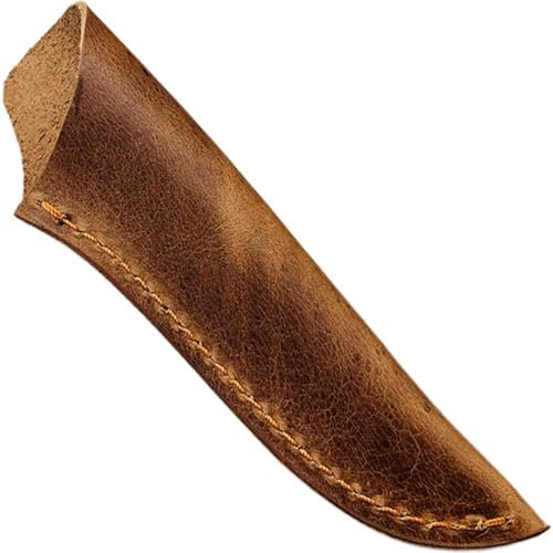 Leather Knife Sheath, Cowhide Leather Knife Edge Guards Blade Protector Chef Knives Cover Knife Holster