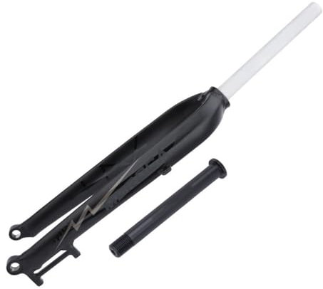 BSFHQS 26 27,5 29pouces Fourche Rigide Universelle VTT 15 * 100/110mm Axe Traversant Fourche Dure De Frein À Disque 1-1/8 Tube Droit Fourche Avant en Alliage D'aluminium(Black Gray,110mm)