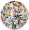 AmericanDad Aufkleber, 55 Pcs AmericanDad Figur Vinyl Wasserdichte DIY Stickers Für Wasserflasche Scrapbook Skateboard