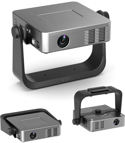 KDD Supporto Proiettore da Scrivania - Supporto Proiettore a Soffitto con Regolabile a 360°, Universale Videoproiettore a LED - Mini Staffa Proiettore Soffitto da Parete per Casa Scuola Ufficio