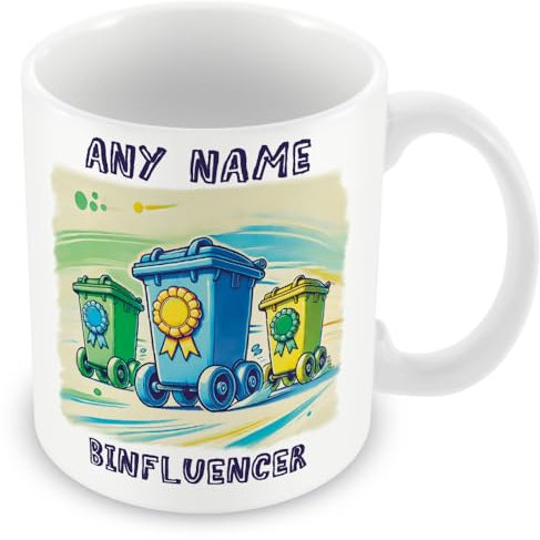 MUGGZ - Personalised - Mug - Binfluencer, Your Neighbourhood Bin Legend - Add Custom Name