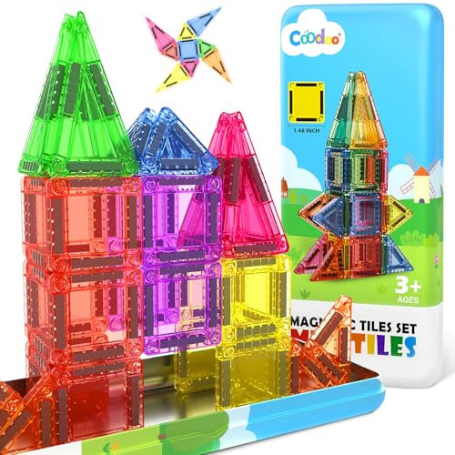 Magnetische Bausteine für Kinder,STEM-Magnetblöcke,Sensorisches Spielzeug,Kleinkindspielzeug,Bauspielzeug,Mini-Magnetbausteine für den Unterricht Geschenk Jungen und Mädchen ab 3 Jahren
