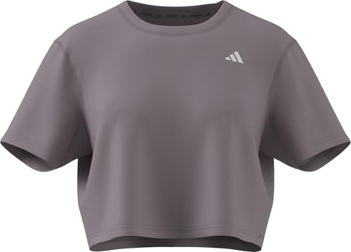 adidas Women's Train Essentials Boxy Workout Tee, preloved fig, M