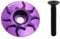 Fiorky Bike Headset Cap, Bicycle Headset Cap with Screw MTB Road Bike Stem Headset Top Cap Cover Aluminium Alloy Bicycle Stem Top Cap for Fork Head Tube Cycling Accessories