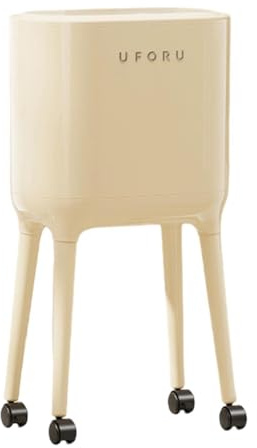 MagiDeal Poubelle à roulettes, Poubelle à Papier, .., Beige