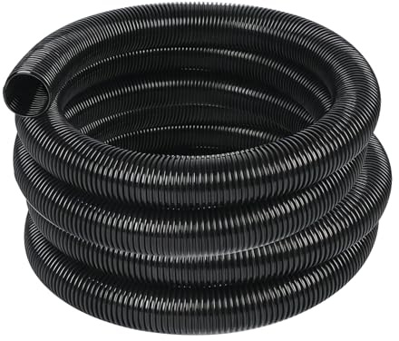 WXYDY 5M EVA 50mm Innen Ø Schlauch Wellschlauch Universal Staubsauger Schlauch für Haushalts-Staubsauger, Industriesauger und Geräte z.B. kompatibel mit Kärcher, Bosch, Nilfisk, Parkside u.v.m (50mm)
