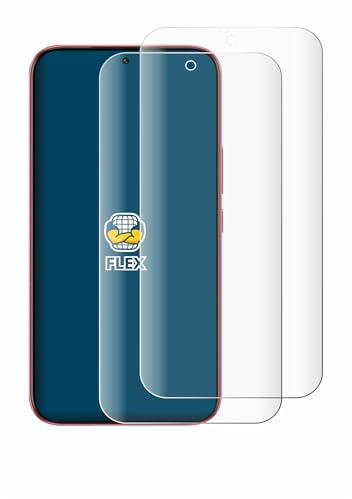 BROTECT 2 Stück Full-Cover Schutzfolie für Infinix GT 50 Pro Full-Screen Displayschutz-Folie [3D Curved, Anti-Fingerprint, Kristall-Klar]