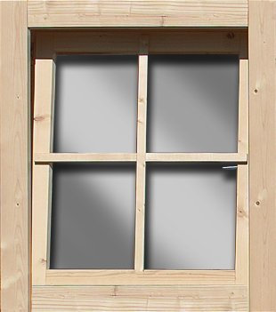 Karibu Fenster für 28 mm Natur Dreh- / Kippfenster