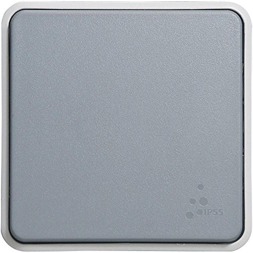 Legrand 069511 Interrupteur ou Va et Vient Étanche Plexo Composable IP55, 10AX, 250V, Gris