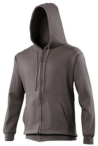 Awdis Zoodie Men's Hooded Sweatshirt, Steel Grey, XXL