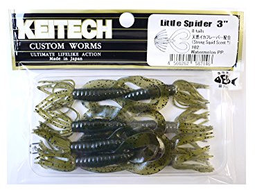 Keitech LS2102 Wassermelone Little Spider Pp, 5,1 cm