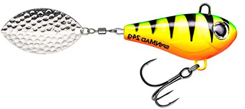 SpinMad Jigmaster 24g Jig Spinner - Bleikopfspinner, Farbe Lieblingsköder:Firetiger