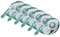 Tombow CT-YRE4-6P Nachfüllkassette für Korrekturroller CT-YXE4, 4.2 mm x 16 m, Officepack 6 Stück