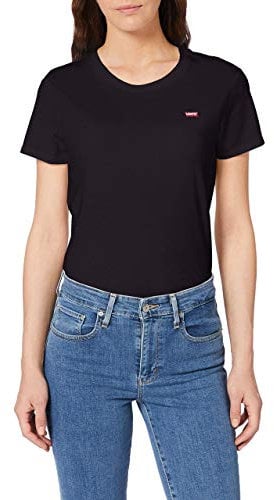 Levi's Damen Perfect Tee Mineral Black L
