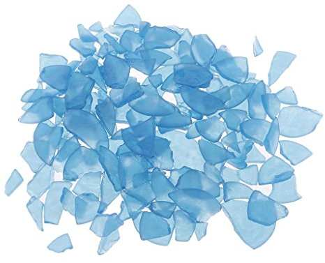 Baoblaze Bunte Glas Mosaiksteine 500g, Irregulär Mosaik Glassteine, Mosaikfliesen Glasfliesen Glasmosaik, Klar Basteln Schmuck Steine für Badezimmer, Heimdekoration, DIY Kunstprojekte, 1-4cm