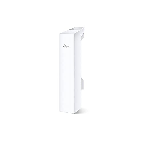 TP-Link CPE220 2.4GHz 300Mbps Long Range Outdoor CPE for PtP and PtMP Transmission, Point to Point Wireless Bridge, 12dBi, 13km+, Passive PoE Powered with Free PoE Injector, Pharos Control