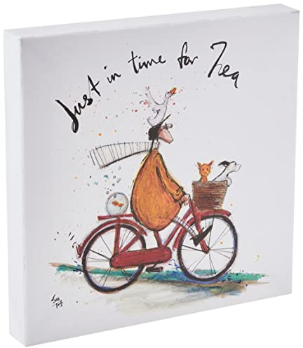 Sam Toft Leinwand, Bedruckt, 30 x 30 cm (Just in Time for Tea)