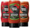 Hunter & Gather Unsweetened Sauces 3 x 350g | Classic Ketchup, BBQ & Spicy Ketchup, Keto, Paleo, Low Carb & Vegan Friendly | Free from Added Sugar & Sweeteners
