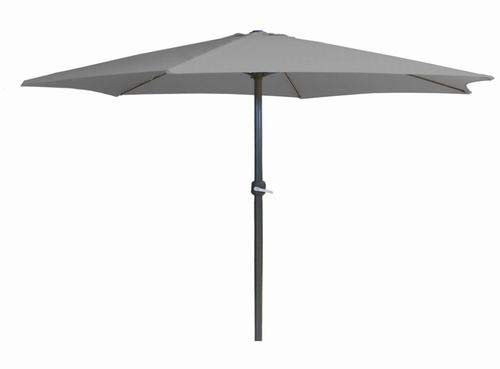 Gerimport Sombrilla Color Gris Tubo Aluminio 2 x 3 Metros 38 mm