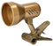 Virone DALLA Klemmlampe 40W E27 Stahl + Kunststoff (golden)