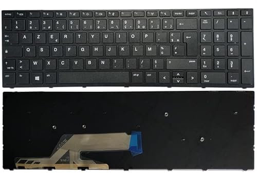 Clavier Français Azerty pour HP ProBook 450 G5 / 455 G5 / 470 G5 / 650 G4 / 650 G5 / 655 G4 / 655 G5 / FR BE French Laptop Keyboard