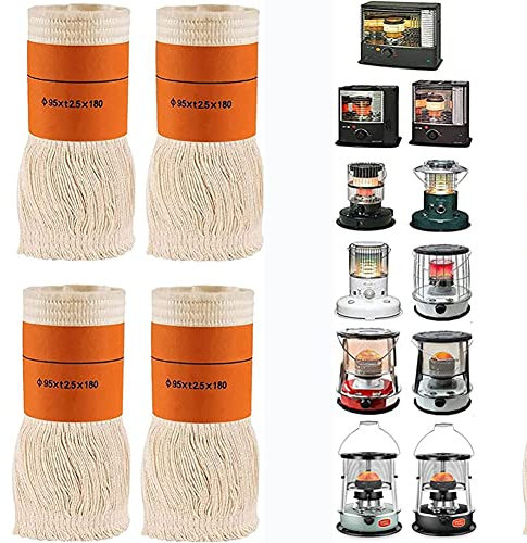 Mèche de Rechange pour Chauffage au kérosène, Accessoires de Chauffage d'hiver, Chauffage au pétrole (4pack)
