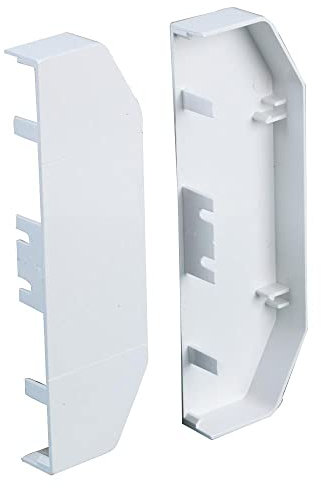DADO TRUNKING END Cap Left and Right, Conduit Fitting Accessories Qty X 2