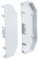 DADO TRUNKING END Cap Left and Right, Conduit Fitting Accessories Qty X 2