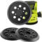 5 Inch Sander Hook and Loop Replacement Pad for Ryobi RS290 RS280,5 Inch 8 Hole Universal Hook and Loop Orbital Sander pad for Craftsman（3 Pack）