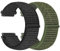 Vodtian 20mm Nylon Armband Kompatibel Mit Samsung Galaxy Watch 7/6/5/4/FE 40mm 44mm, Watch 5 Pro 45mm, 6 Classic, 4 Classic, Active 2, Garmin Vivoactive 5 - Uhrenarmband für Damen Herren