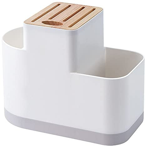 Lrtzizy Multifunction Cutlery Drainer and Organizer Knife Holder Kitchen Utensils Holder for Countertop Chopsticks Spoon