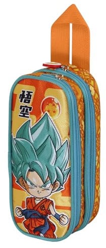 Dragon Ball Super-Astuccio Doppio, Multicolore, 22 x 9,5 cm